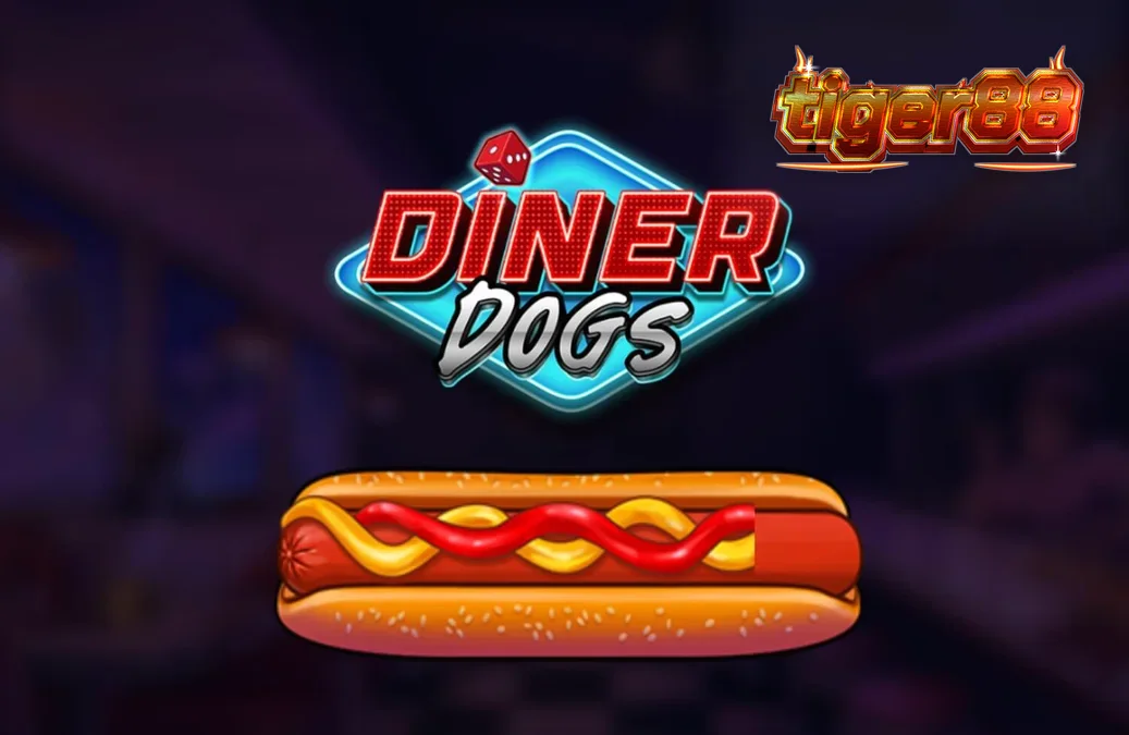 Tampilan visual slot Diner Dogs dengan estetika noir retro